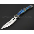 Neyris Knives складной нож Shad сталь CPM Rex 121, рукоять Titanium, timascus