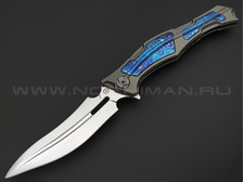 Neyris Knives складной нож Shad сталь CPM Rex 121, рукоять Titanium, timascus