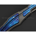 Neyris Knives складной нож Shad сталь CPM Rex 121, рукоять Titanium, timascus