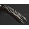 Neyris Knives складной нож Daku сталь CPM Magnacut, рукоять Titanium, Carbon fiber lava flow Neyris Knives складной нож Daku сталь CPM Magnacut, рукоять Titanium, Carbon fiber lava flow