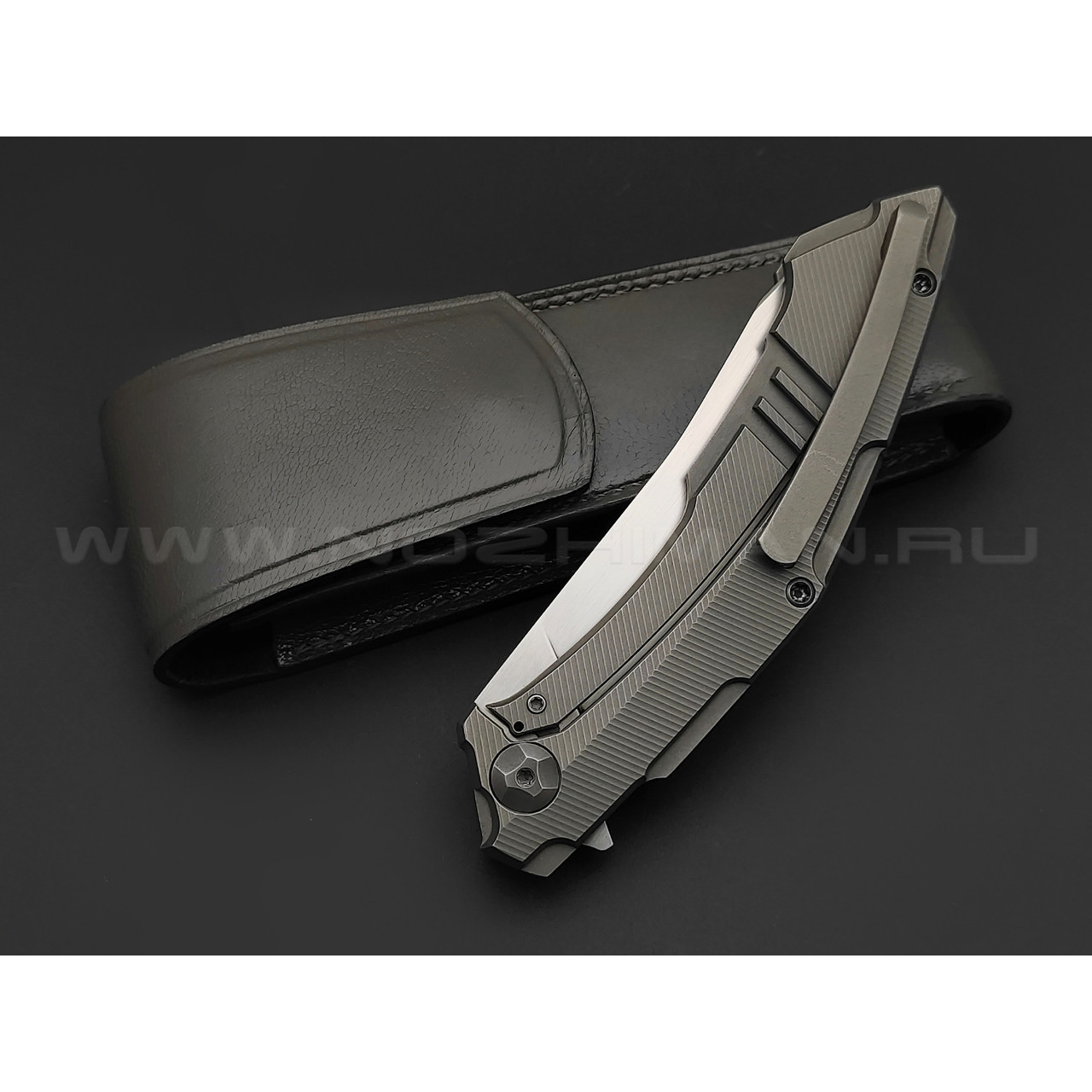 Neyris Knives складной нож Daku сталь CPM Magnacut, рукоять Titanium, Carbon fiber lava flow
