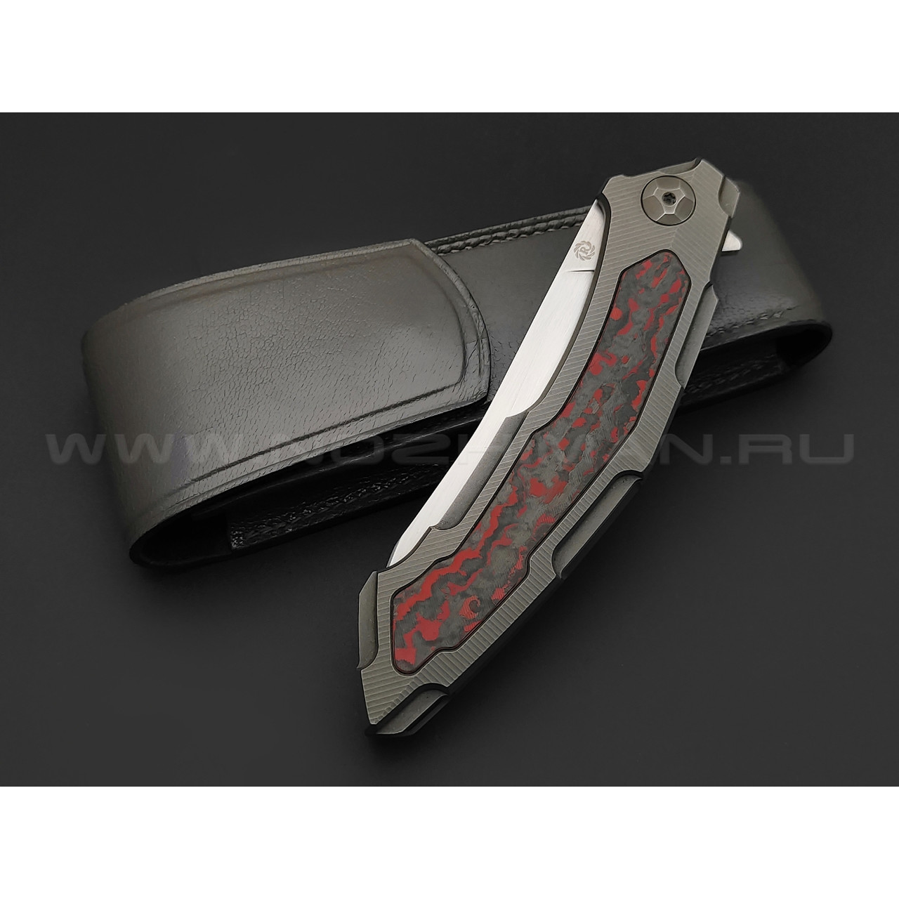 Neyris Knives складной нож Daku сталь CPM Magnacut, рукоять Titanium, Carbon fiber lava flow