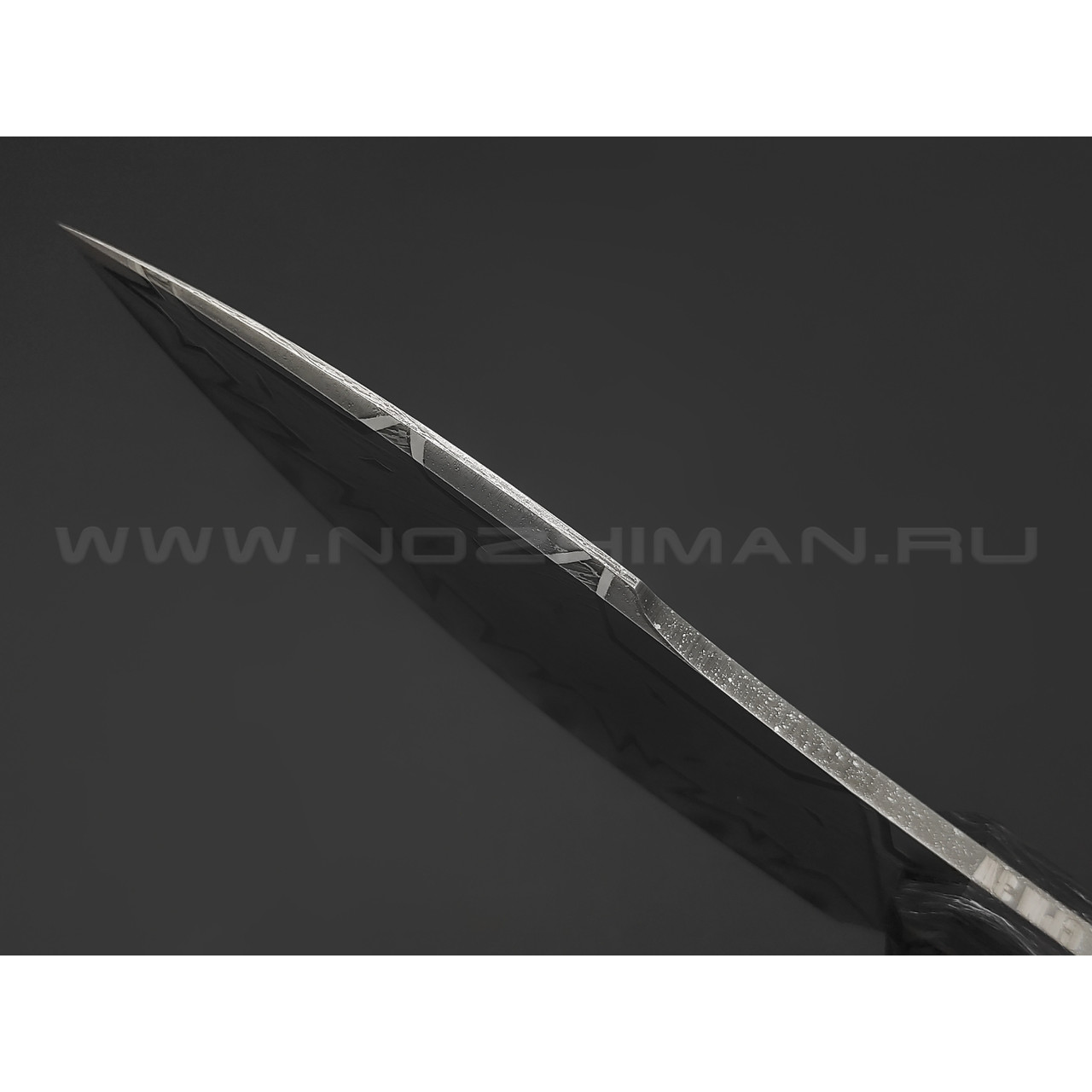 Нейрис нож Фурия сталь CPM 3V, рукоять Карбон "Тёмная материя - серебро"