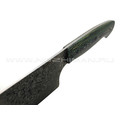 Бурлакс кухонный Шеф нож BX0170 сталь Ламинат VG-10 и Дамаск, рукоять Карбон, G10 "Ямайка"
