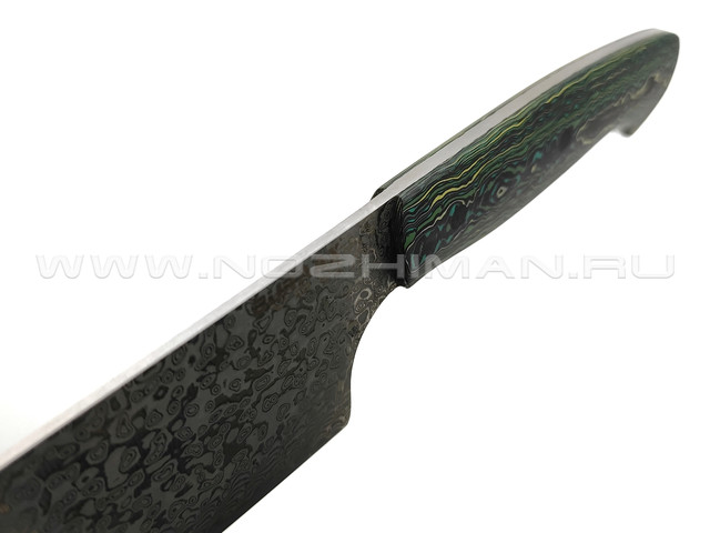 Burlax кухонный Шеф нож BX0170 сталь Damascus VG-10, рукоять Carbon fiber & G10 Jamaica