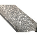 Бурлакс кухонный Шеф нож BX0170 сталь Ламинат VG-10 и Дамаск, рукоять Карбон, G10 "Ямайка"