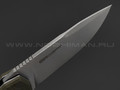 Нож Black Fox ECHO 1 BF-746 OD сталь 440C stonewash, рукоять G10 od green