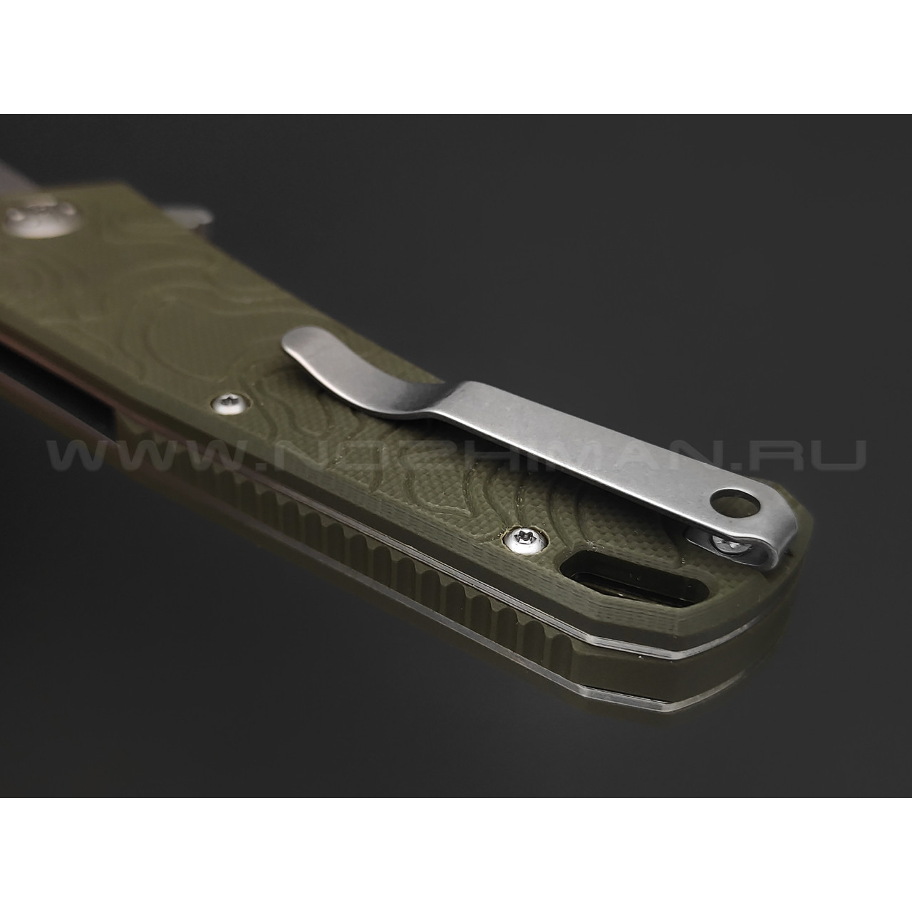 Нож Black Fox ECHO 1 BF-746 OD сталь 440C стоунвош, рукоять G10 od green