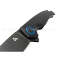 Нож Black Fox Argus BF-760 сталь D2 блэквош, рукоять G10 black