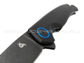 Нож Black Fox Argus BF-760 сталь D2 blackwash, рукоять G10 black