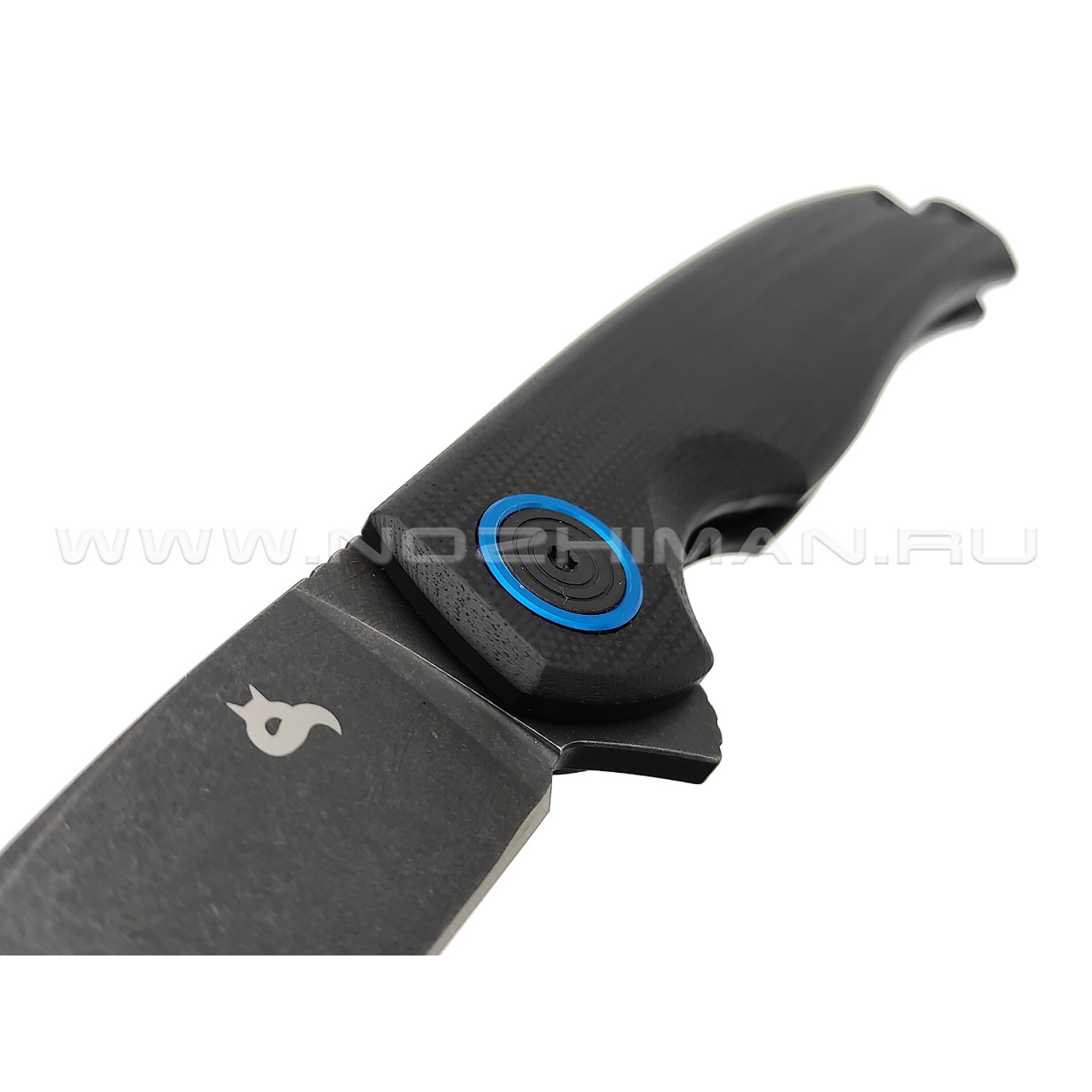 Нож Black Fox Argus BF-760 сталь D2 блэквош, рукоять G10 black