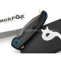 Нож Black Fox Argus BF-760 сталь D2 блэквош, рукоять G10 black