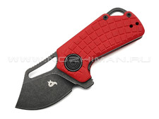 Нож BlackFox Puck BF-761 R сталь D2 blackwash, рукоять G10 red