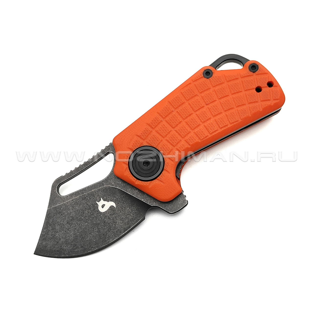 Нож BlackFox Puck BF-761 OR сталь D2 блэквош, рукоять G10 orange