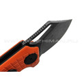 Нож BlackFox Puck BF-761 OR сталь D2 блэквош, рукоять G10 orange