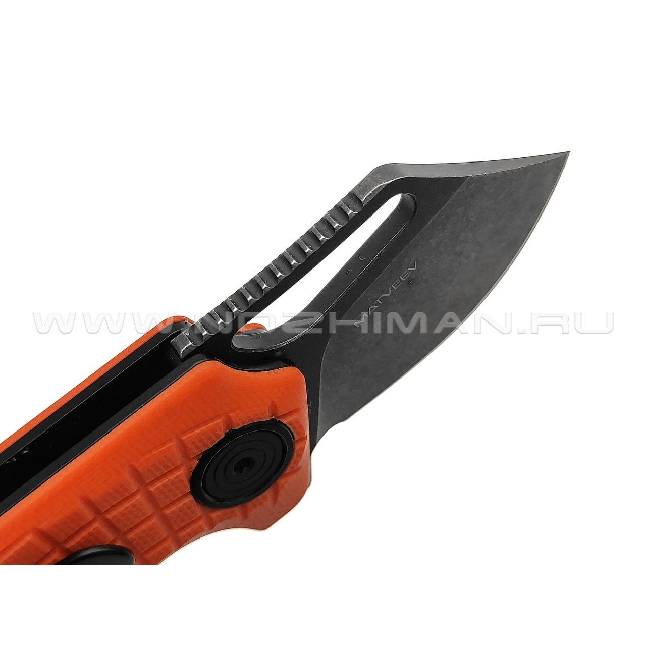 Нож BlackFox Puck BF-761 OR сталь D2 блэквош, рукоять G10 orange