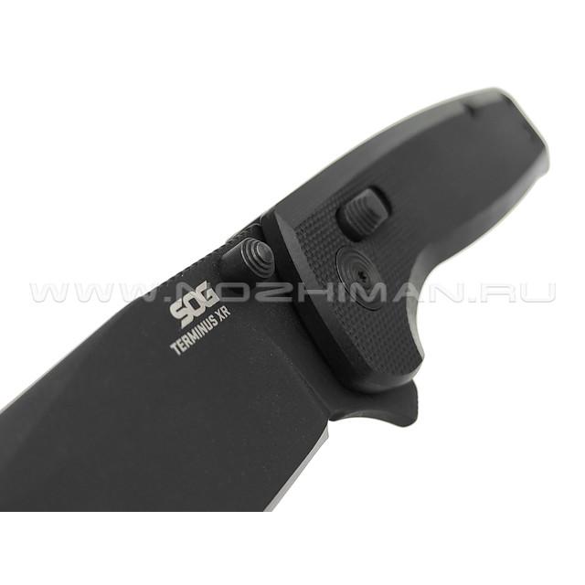 Нож SOG Terminus XR Black TM1027CP сталь Cryo D2, рукоять G10 black