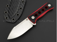 Нож QSP Canary QS141-B1 сталь 14C28, рукоять G10 black & red