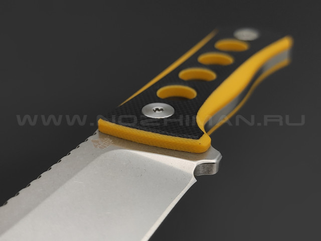 Нож QSP Canary QS141-A1 сталь 14C28, рукоять G10 black & yellow
