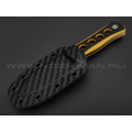 Нож QSP Canary QS141-A1 сталь 14C28, рукоять G10 black & yellow Нож QSP Canary QS141-A1 сталь 14C28, рукоять G10 black & yellow