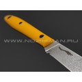 Волчий Век нож Тезис Custom сталь N690 WA, рукоять G10 yellow