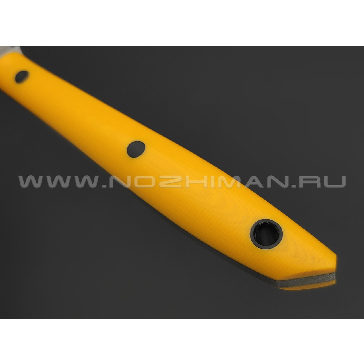 Волчий Век нож Тезис Custom сталь N690 WA, рукоять G10 yellow