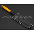 Волчий Век нож Тезис Custom сталь N690 WA, рукоять G10 yellow