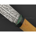 Волчий Век нож Bamboo Custom сталь RWL-34 WA, рукоять Самшит, chaotic carbon fiber Волчий Век нож Bamboo Custom сталь RWL-34 WA, рукоять Самшит, chaotic carbon fiber