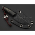 Волчий Век нож Слоненок сталь N690 WA satin, рукоять Carbon fiber