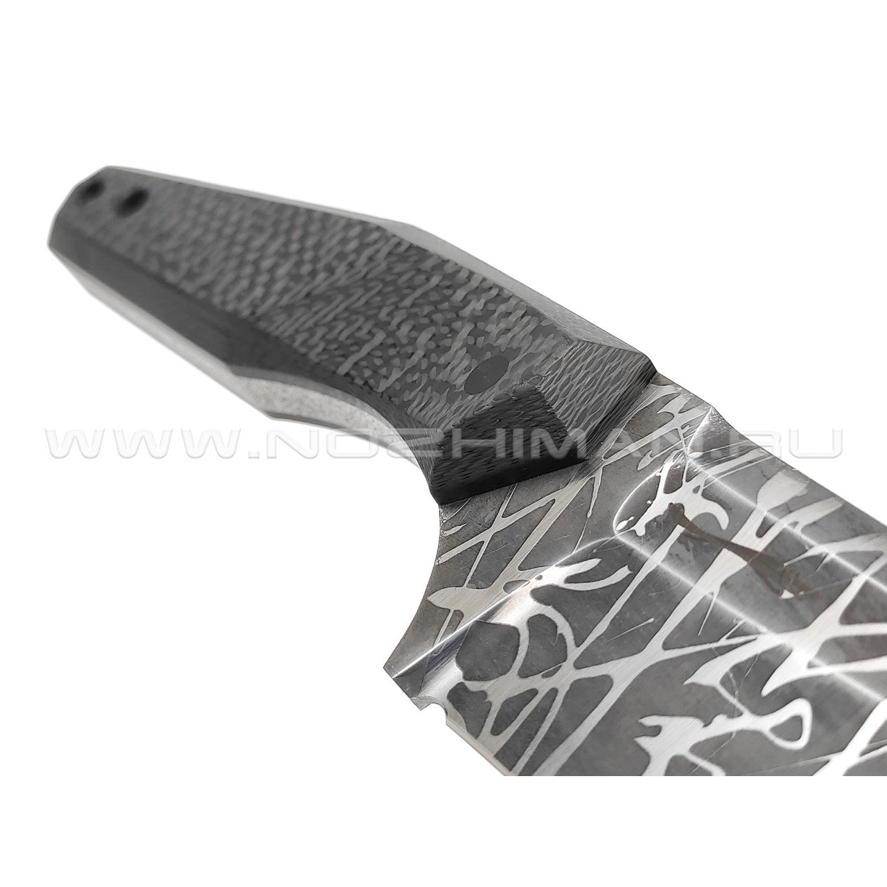 Волчий Век нож Wharn Custom сталь PGK WA, рукоять Carbon fiber