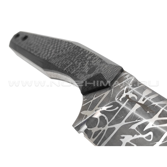 Волчий Век нож Wharn Custom сталь PGK WA, рукоять Carbon fiber