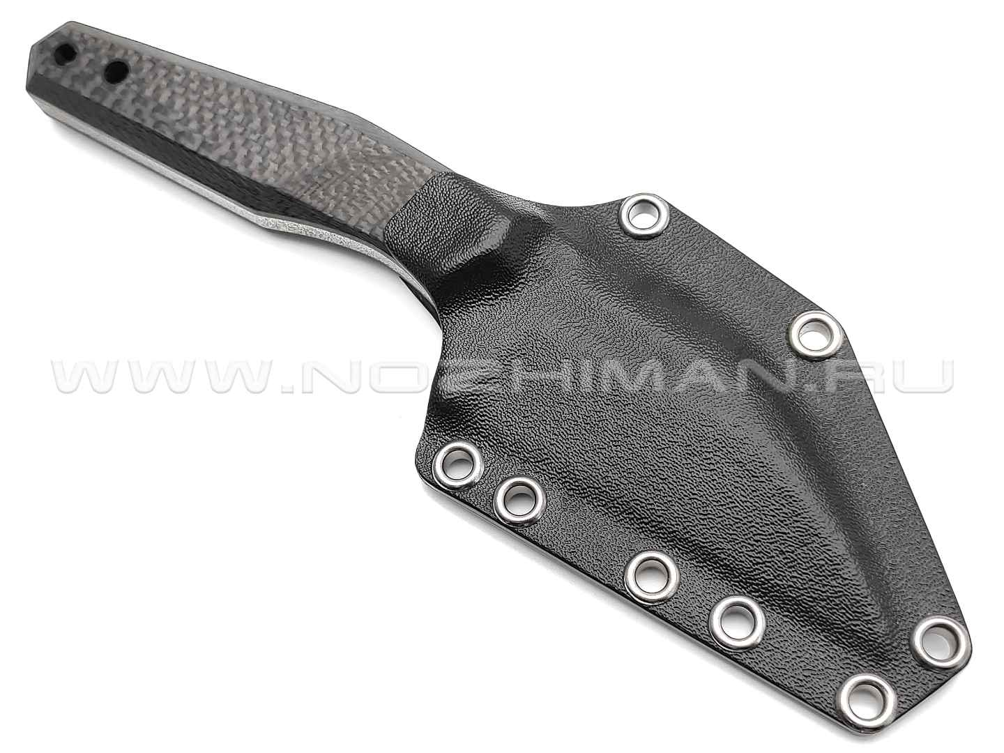 Волчий Век нож Wharn Custom сталь PGK WA, рукоять Carbon fiber