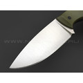 Волчий Век нож Smalltalk сталь 1.4116 Krupp WA satin, рукоять G10 od green