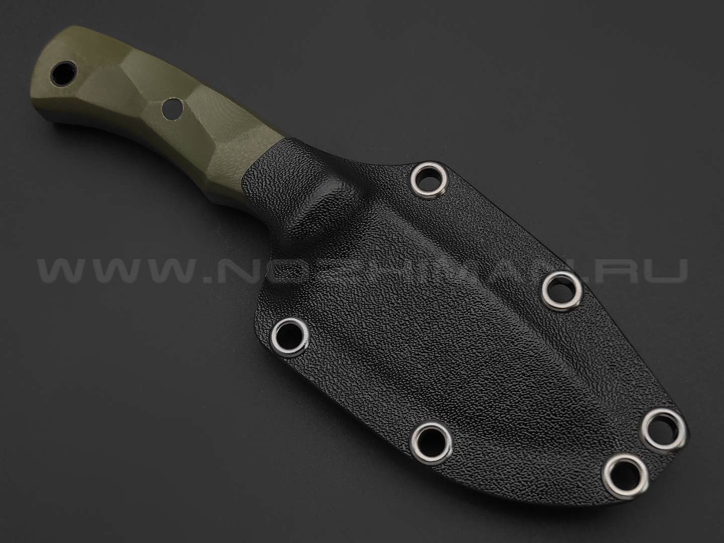 Волчий Век нож Smalltalk сталь 1.4116 Krupp WA satin, рукоять G10 od green