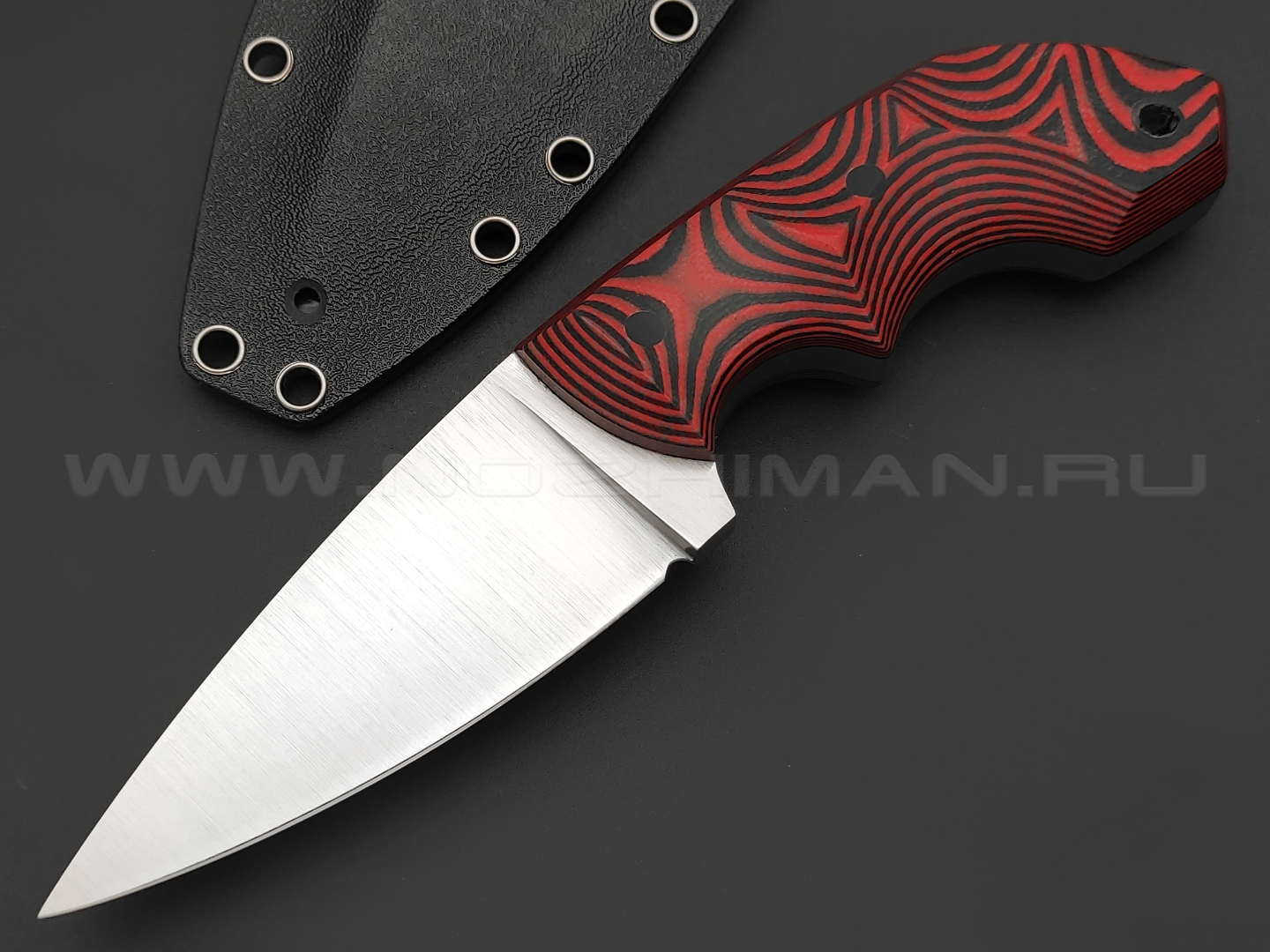 Волчий Век нож Оса Harley Quinn Edition сталь 1.4116 Krupp WA satin, рукоять G10 red & blue