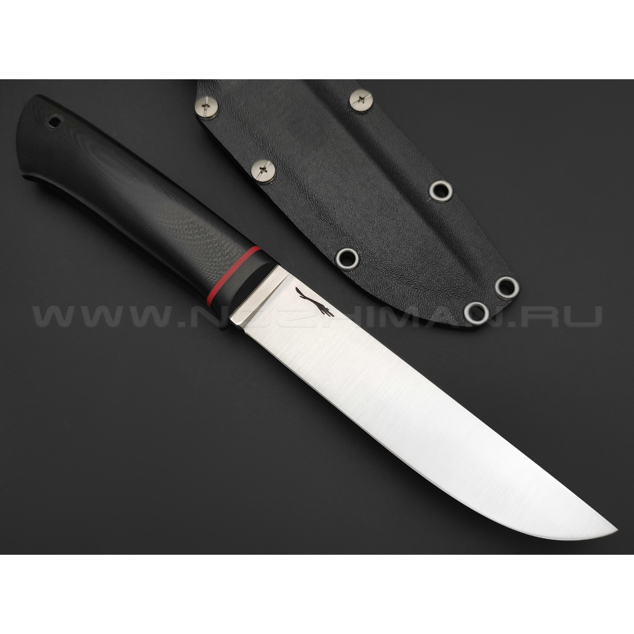 Волчий Век нож Слоник сталь 95Х18 WA satin, рукоять G10 black