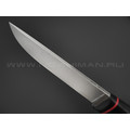 Волчий Век нож Слоник сталь 95Х18 WA satin, рукоять G10 black
