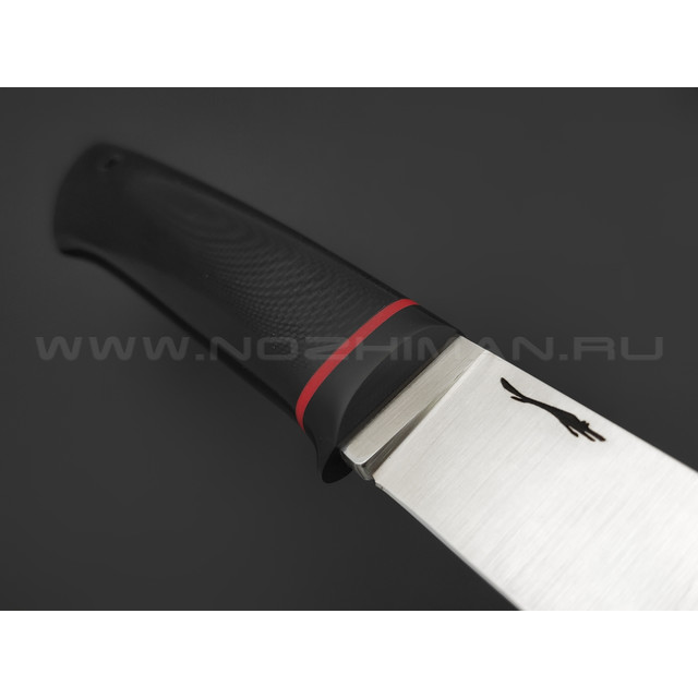 Волчий Век нож Слоник сталь 95Х18 WA satin, рукоять G10 black