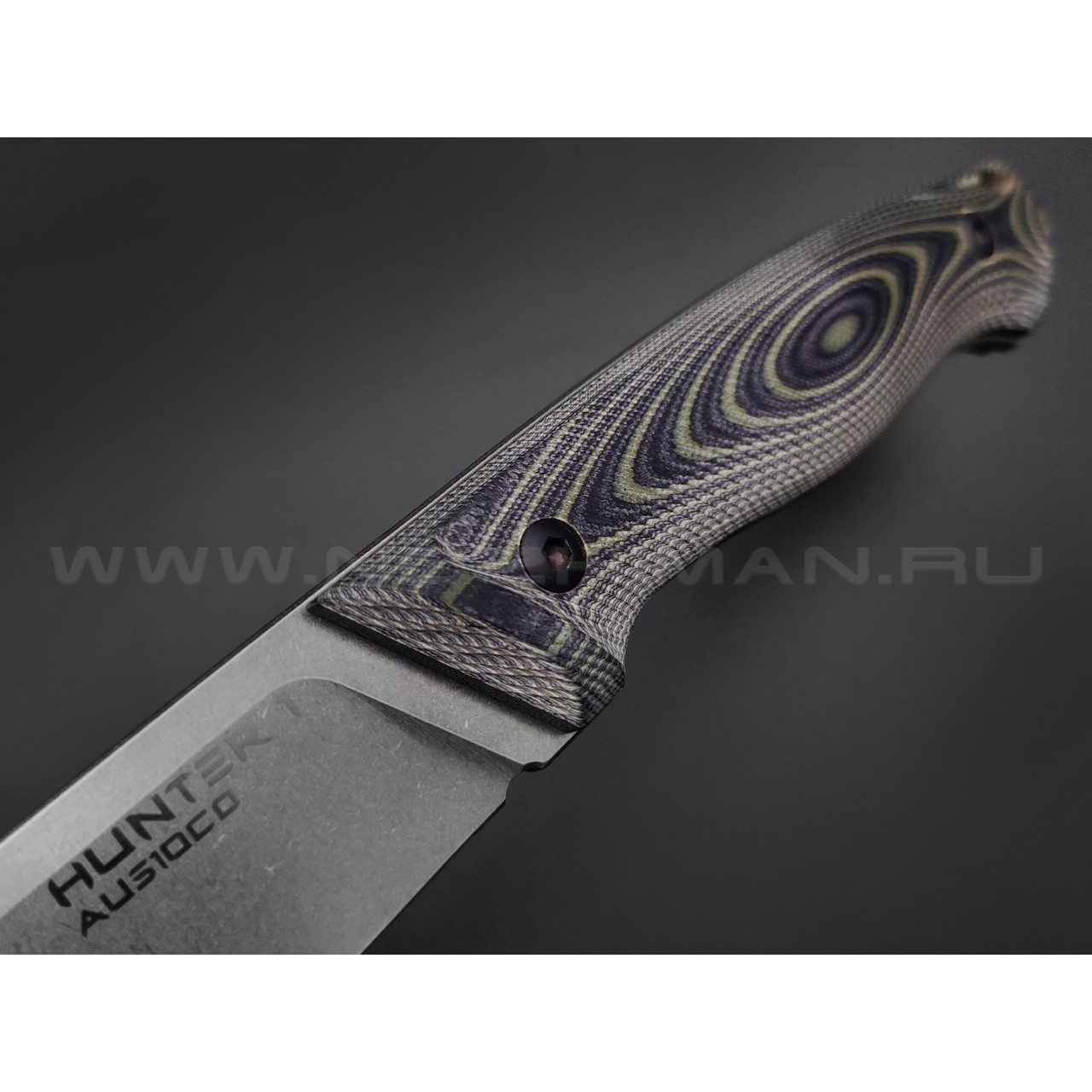 Eagle Knives нож Hunter 1 сталь Aus10Co стоунвош, рукоять G10 black & green