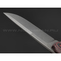 Eagle Knives нож Fisher 1 сталь Aus10Co стоунвош, рукоять G10 black & red Eagle Knives нож Fisher 1 сталь Aus10Co стоунвош, рукоять G10 black & red