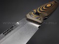 Eagle Knives нож Aviator 1 сталь Aus10Co stonewash, рукоять G10 black & orange