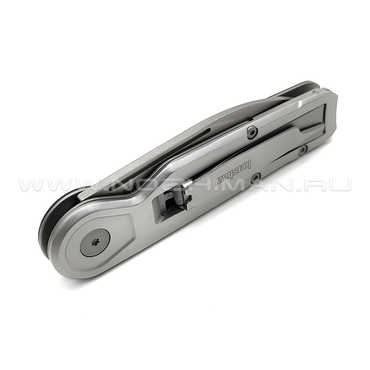 Kershaw складной нож с книпсером Platform 2090 сталь 8Cr13MoV стоунвош, рукоять GFN чёрный