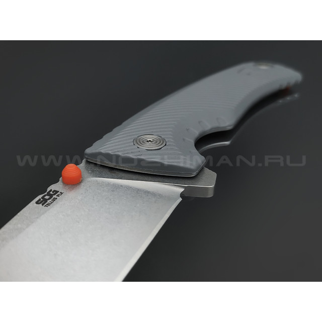 Нож SOG Tellus FLK Wolf Grey 14-06-02-43 сталь CRYO 440, рукоять GRN