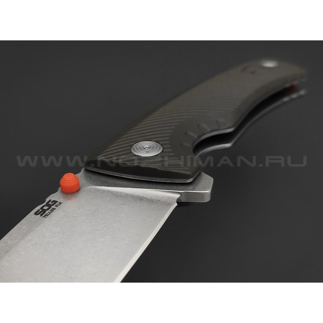 Нож SOG Tellus FLK Olive Drab 14-06-01-43 сталь CRYO 440, рукоять GRN