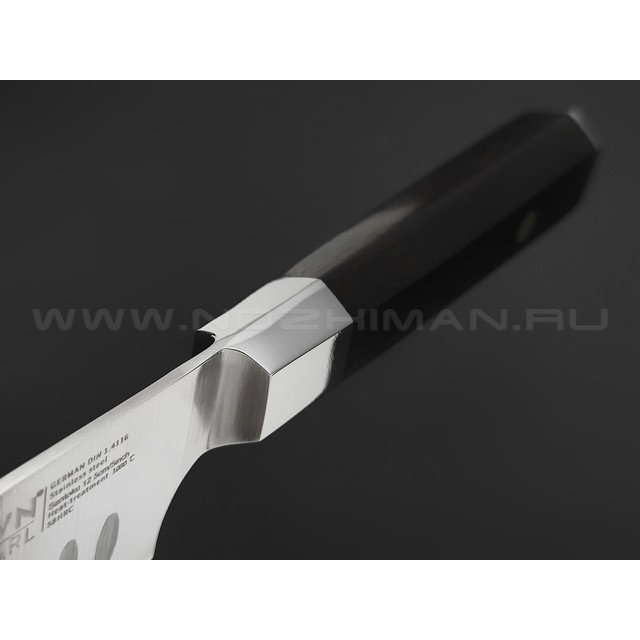 TuoTown Earl Santoku 13 см 205008 сталь German 1.4116, рукоять Black wood