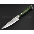 TuoTown D.JS Paring G613512 сталь Damascus VG-10, рукоять Acrylic composite green TuoTown D.JS Paring G613512 сталь Damascus VG-10, рукоять Acrylic composite green