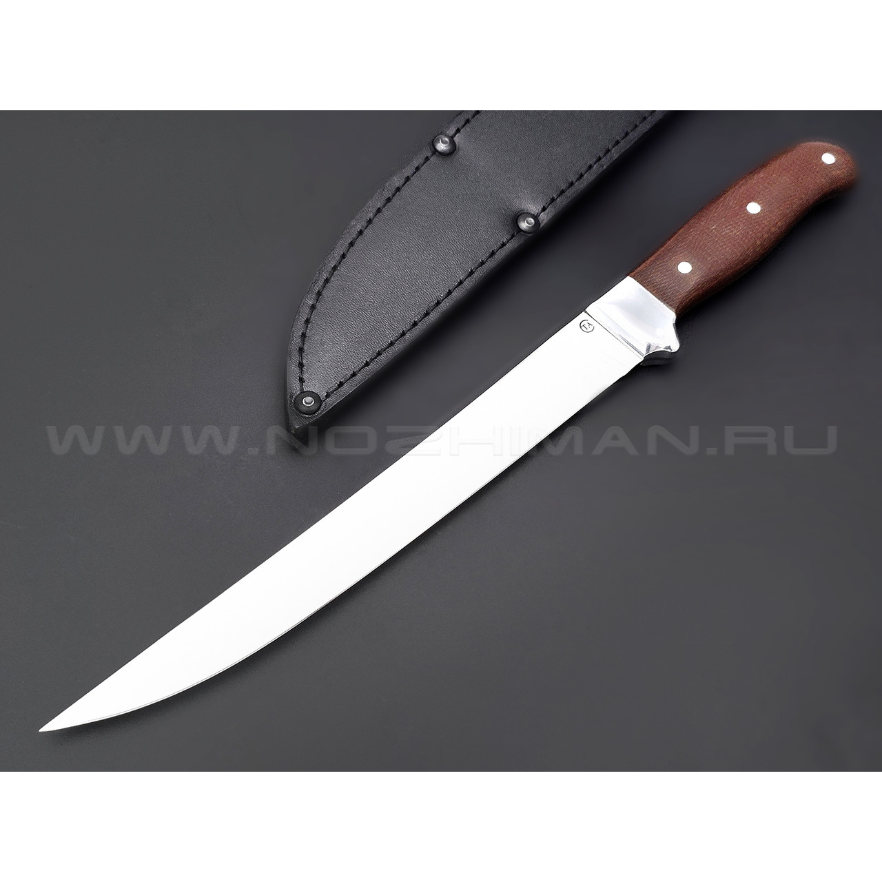 Филейный нож "Смак-3" сталь 95Х18, рукоять тектолит (Титов и Солдатова)