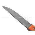 Роман Малинин нож "Азимут" сталь K110 bead-blast, рукоять G10 orange