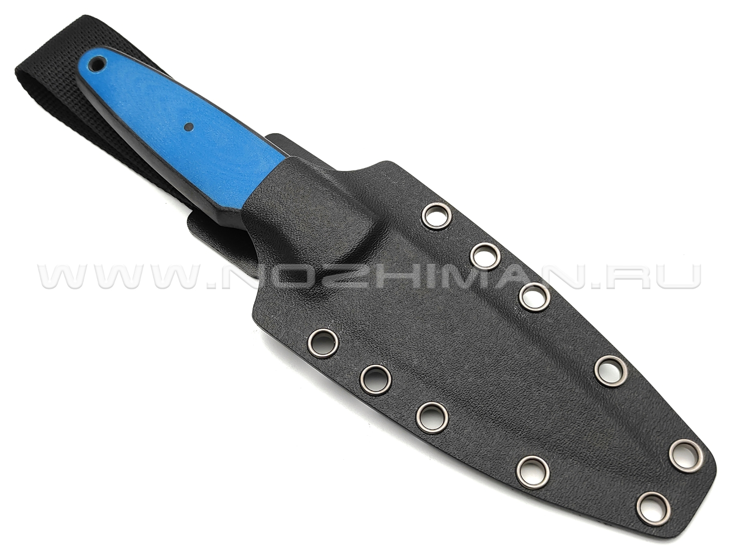 Apus Knives нож Скин-Ду Limited Edition сталь K110, рукоять G10 black & blue