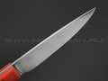 Apus Knives нож Wilson Long сталь N690 satin, рукоять G10 orange